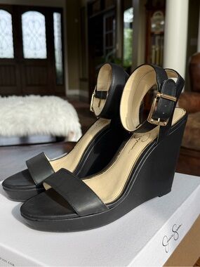 Jessica Simpson platform wedge sandals